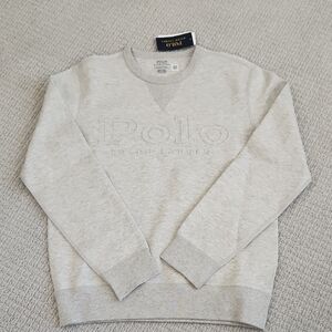 Polo by Ralph Lauren Light Gray Crewneck Sweater